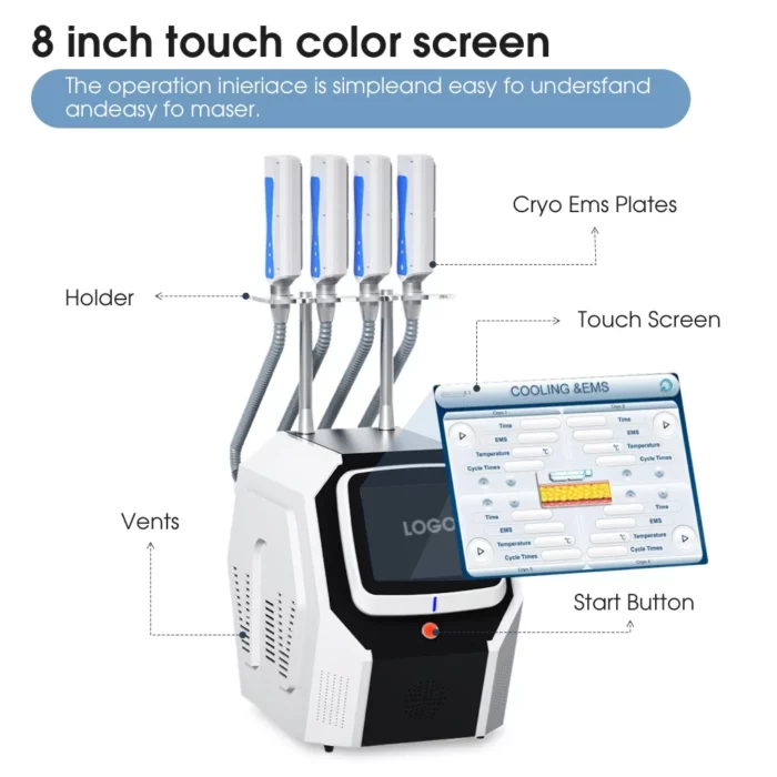 Tingmay 4 Handles Cryoskin Slimming Machine - Image 4