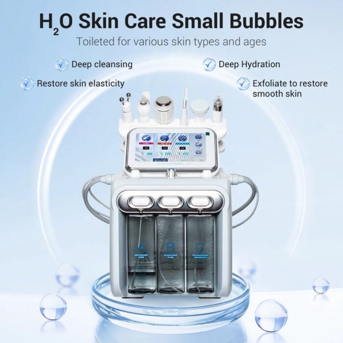 Tingmay 6 in 1 Oxygen Hydrodermabrasion Facial Beauty Machine - Image 4