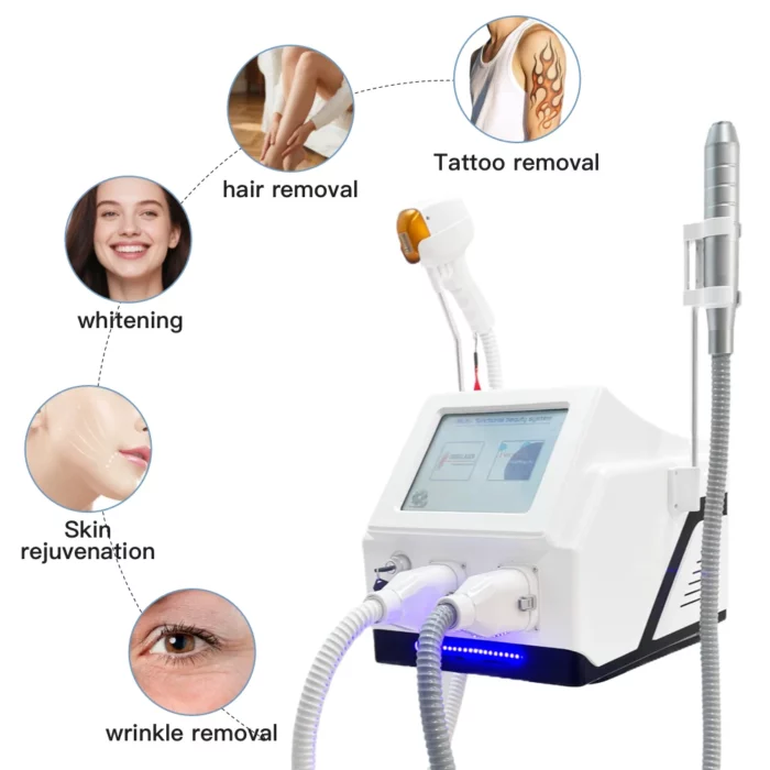 www.hktmay.com_Multi-functional Laser_TM-E133 A1_Tingmay 2-in-1 Diode & PicoLaser Tattoo Removal Equipment_Multi-Functional Applications