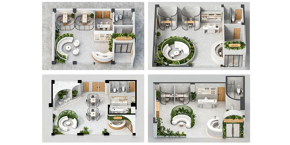 Spa layout